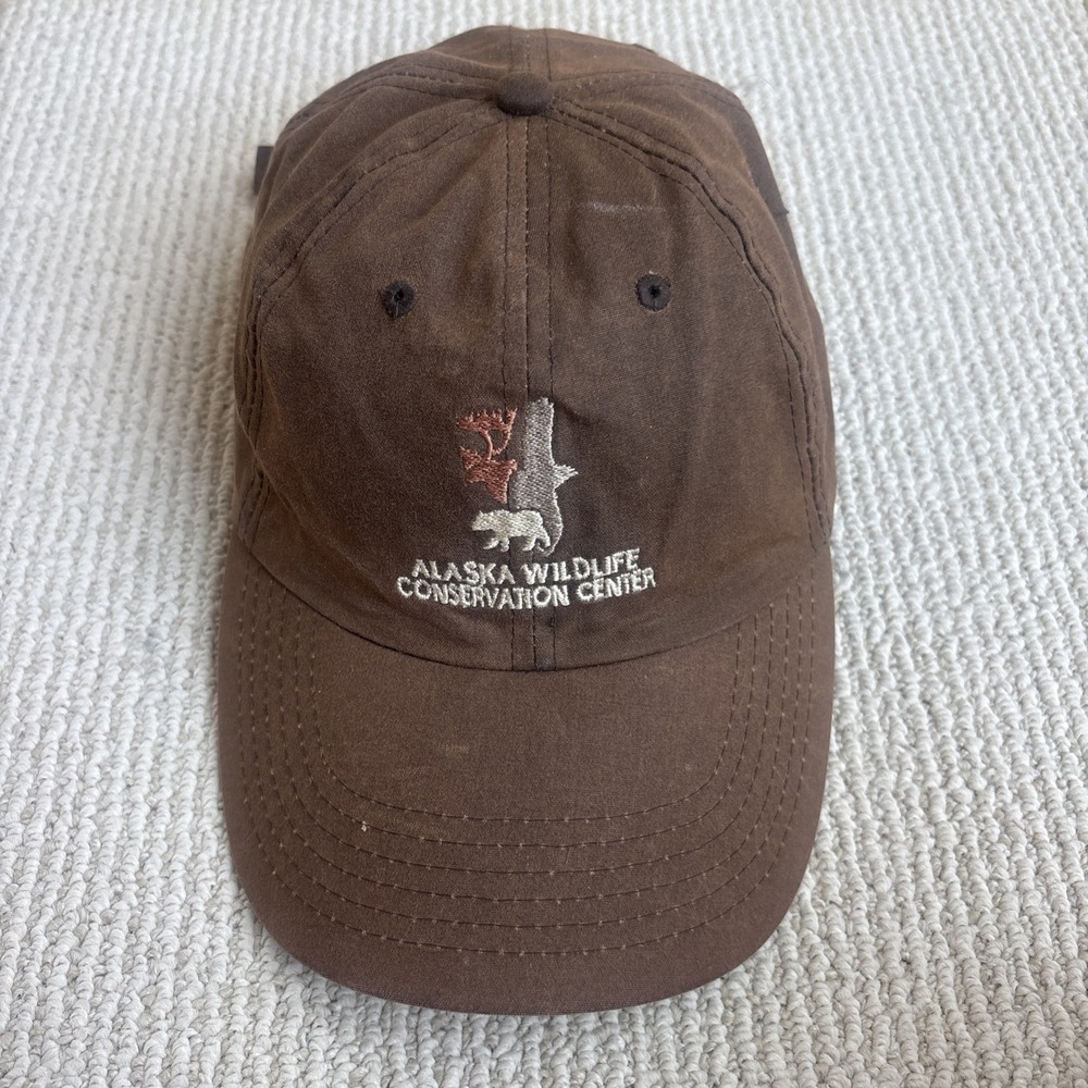 Alaska Wildlife Conservation Center Cotton Strapback Baseball Hat Cap Adjustable